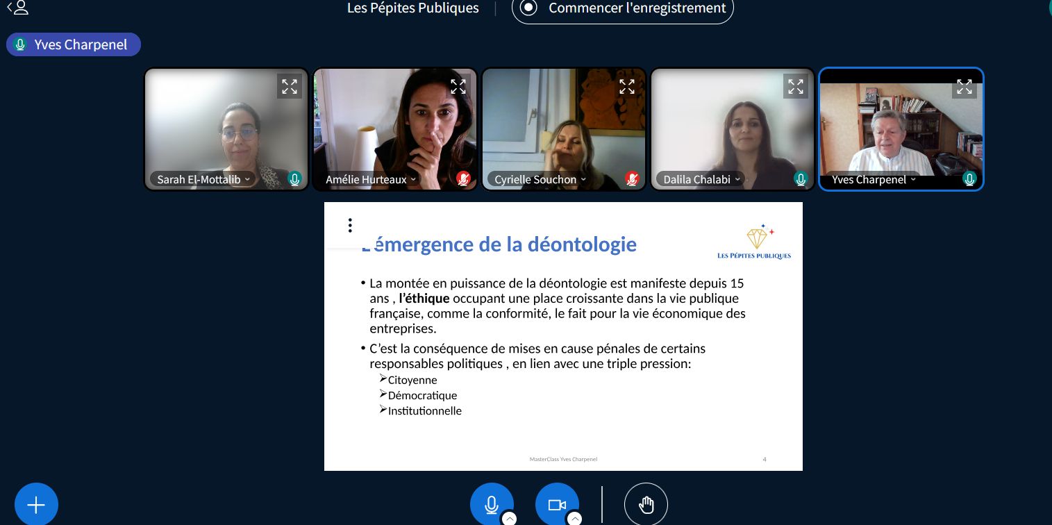 Masterclass du 20 mai avec Yves Charpenel