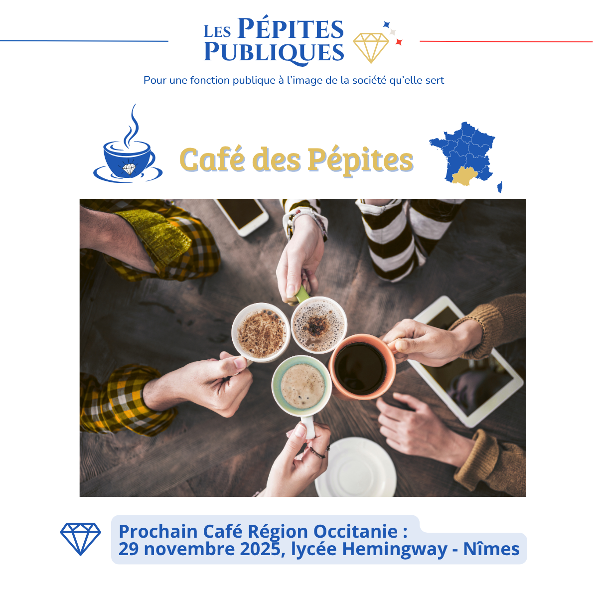 ☕Café des Pépites à Nîmes  Rejoignez-nous le 29/11/25