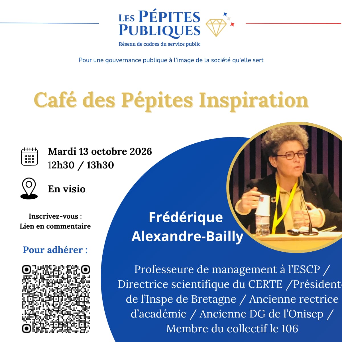 Café des Pépites Inspiration avec Frédérique-Alexandre Bailly